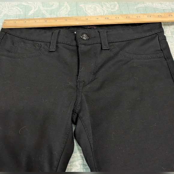 Fragile Black Stretchy Slim Fit Pants. Junior's Size 11. - Picture 6 of 6